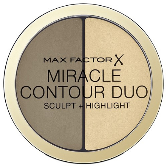 Max Factor Miracle Contour Duo krémový bronzer a rozjasňovač Light/Medium 8 g