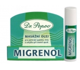 Dr. Popov Migrenol roll-on masážní olej k potírání spánků, čela a zátylku při únavě, migréně, nevolnosti cestovní balení 6 ml