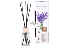D-Aroma- Lavender - Levandule aroma difuzér s tyčinkami pro postupné uvolňování vůně 100 ml