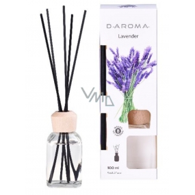 D-Aroma- Lavender - Levandule aroma difuzér s tyčinkami pro postupné uvolňování vůně 100 ml