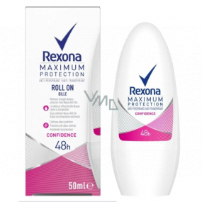 Rexona Maximum Protection Confidence antiperspirant deodorant roll-on pro ženy 50 ml