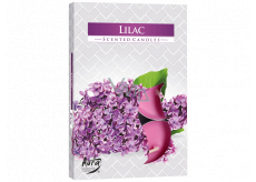 Bispol Aura Lilac - Šeřík vonné čajové svíčky 6 kusů