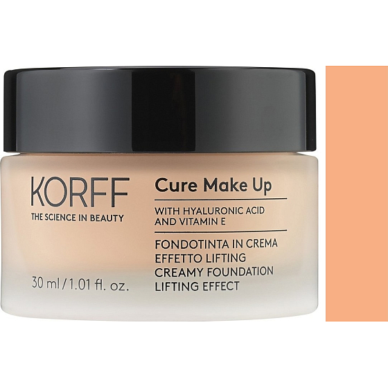 Korff Cure Make Up Creamy Foundation Lifting Effect liftingový krémový make-up 02 Almond 30 ml