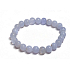 Chalcedon náramek elastický přírodní kámen, kulička 8 mm / 16 - 17 cm, kámen lásky, radosti