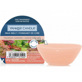 Yankee Candle Tranquil Garden - Tichá zahrada vonný vosk do aromalampy 22 g