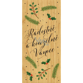 Albi Přání do obálky - obálka na peníze, Radostné a kouzelné Vánoce 9 x 19 cm