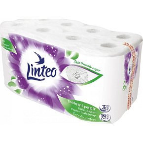 Linteo 3vrstvý toaletní papír, 20 m, 16 rolí