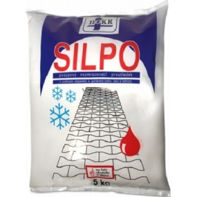 Silpo Posypová sůl, až do teploty -15 °C posypový rozmrazovací prostředek 5 kg