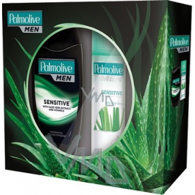 Palmolive Men Sensitive sprchový gel 250 ml + pěna na holení 200 ml, kosmetická sada