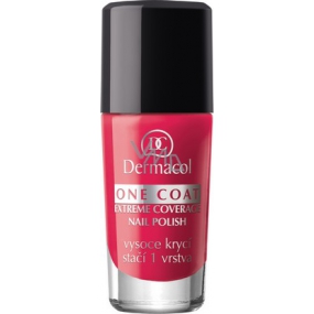 Dermacol One Coat Extreme Coverage Nail Polish Lak na nehty 111 10 ml