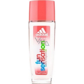 Adidas Fun Sensation parfémovaný deodorant sklo pro ženy 75 ml