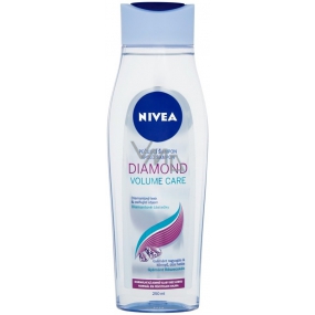 Nivea Diamond Volume Care pečující šampon pro normální až jemné vlasy bez lesku 250 ml