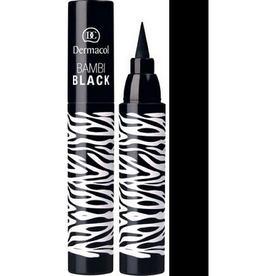 Dermacol Bambi Black Sensation dlouhotrvající fix na oči černá 2,7 ml