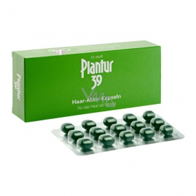 Plantur 39 Aktivní kapsle proti vypadávání vlasů pro ženy, doplněk stravy 60 kusů