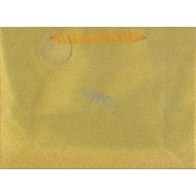 Nekupto Dárková papírová taška s glitry 23 x 30 cm Zlatá 033 01 QL