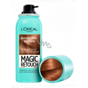 Loreal Paris Magic Retouch vlasový korektor šedin a odrostů 06 Mahogany Brown 75 ml