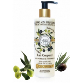 Jeanne en Provence Divine Olive tělové mléko dávkovač 250 ml