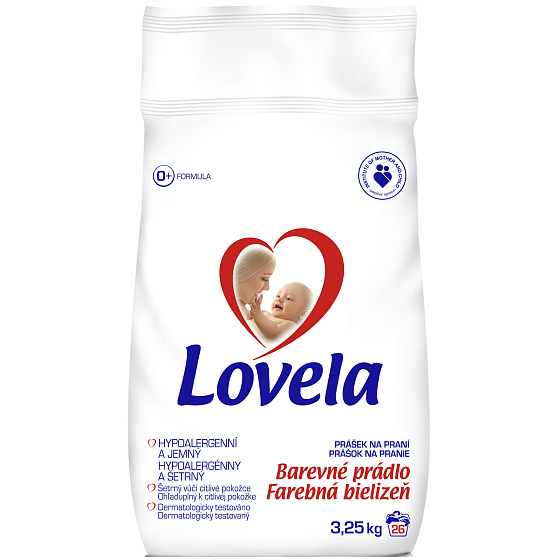 Lovela Barevné prádlo Hypoalergenní prací prášek 26 dávek 3,25 kg