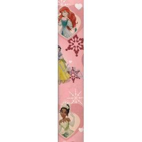 Ditipo Dárkový balicí papír 70 x 200 cm Vánoční Disney Princess světle růžový