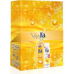 Fa Honey Elixír sprchový gel 250 ml + Floral Protect Orchid & Viola antiperspitant deodorant sprej 150 ml, kosmetická sada