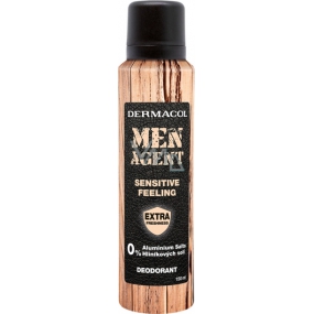 Dermacol Men Agent Sensitive Feeling deodorant sprej pro muže 150 ml