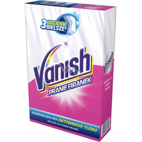 Vanish Oxi Action Crystal White Na praní záclon prací prášek 6 dávek 400 g