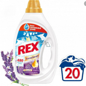 Rex Provence Lavender & Jasmine Aromatherapy univerzální gel na praní 20 dávek 1 l