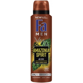 Fa Men Brazilian Vibes Amazonia Spirit deodorant sprej pro muže 150 ml