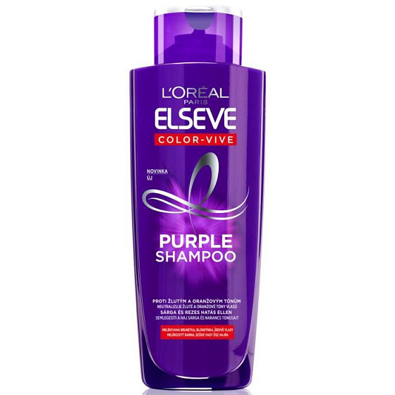 Loreal Paris Elseve Color Vive Purple šampon proti žlutým a oranžovým tónům 200 ml