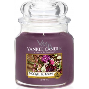 Yankee Candle Moonlit Blossoms - Květiny ve svitu měsíce vonná svíčka Classic střední sklo 411 g