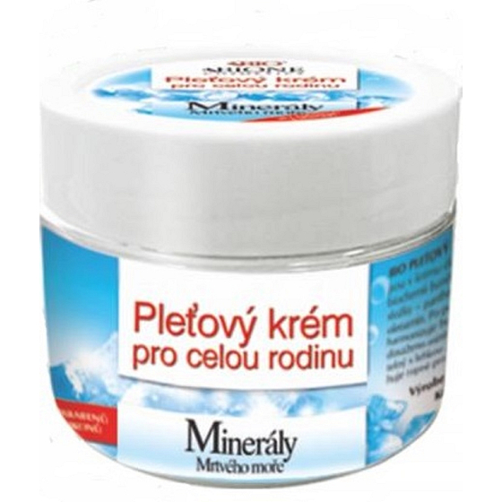 Bione Cosmetics Minerály Mrtvého moře a extrakt mořské řasy pleťový krém pro celou rodinu 260 ml