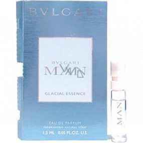 Bvlgari Man Glacial Essence parfémovaná voda pro muže 1,5 ml s rozprašovačem, vialka