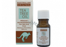 Australian Tea Tree Oil Original 100% čistý přírodní olej čistí pokožku od bakterií 10 ml