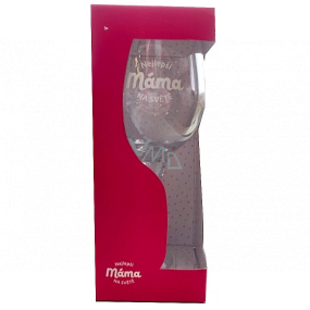 Albi Můj Bar Sklenice na víno Nejlepší máma 315 ml