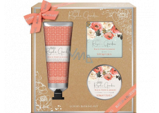 Baylis & Harding Royale Garden sprchový krém 130 ml + toaletní mýdlo 150 g + tělové máslo 100 ml, kosmetická sada pro ženy