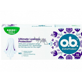 o.b. ExtraProtect Ultimate Leakage Protection Super+Comfort tampony 16 kusů