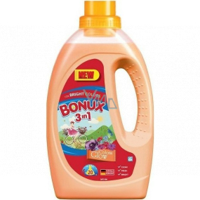 Bonux Colors Glow 3v1 tekutý prací gel na barevné prádlo 20 dávek 1,1 l