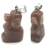 Jaspis Pes přívěsek přírodní kámen, ručně broušená figurka 1,8 x 2,5 x 8 mm, kámen pozitivní energie