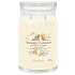 Yankee Candle Soft Wool & Amber - Jemná vlna a ambra vonná svíčka Signature velká sklo 2 knoty 567 g