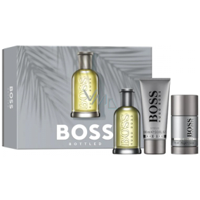 Hugo Boss Boss Bottled toaletní voda 100 ml + sprchový gel 100 ml + deodorant stick 75 ml, dárková sada pro muže