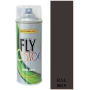 Color Works Fly Color RAL akrylátová barva sprej 8019 Šedohnědá 400 ml