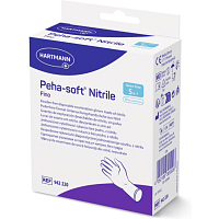 Peha-soft Nitril Jednorázové ochranné rukavice velikost S, 10 ks