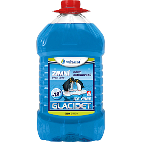 Velvana Glacidet Ice Free -20 °C, nemrznoucí směs do ostřikovačů, 3 l