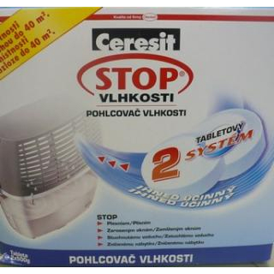 Ceresit Stop vlhkosti Pohlcovač vlhkosti 2 tabletový systém komplet
