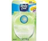 Ambi Pur Fresh & Shine 2v1 Fresh Gardens toaletní blok 55 ml