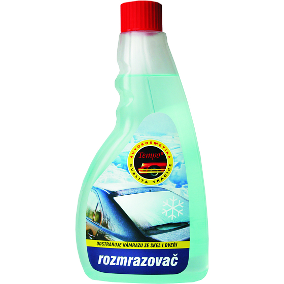 Tempo rozmrazovač k odstranění námrazy ze skel, světel, zrcátek, k uvolnění zamrzlých zámk náhradní náplň 500 ml