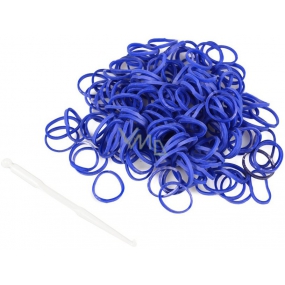 Loom Bands gumičky na pletení náramků Tmavě modré 200 kusů