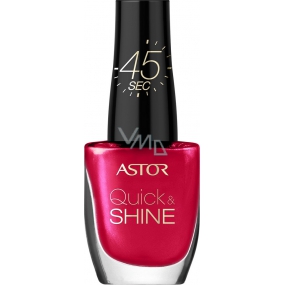 Astor Quick & Shine Nail Polish lak na nehty 304 Are You Red-y? 8 ml