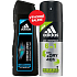 Adidas Cool & Dry 48h 6v1 antiperspirant deodorant sprej pro muže 150 ml + Adidas Intense Clean šampon pro normální vlasy pro muže 200 ml, kosmetická sada