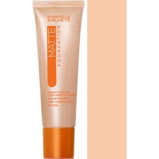 Gabriella Salvete Matte Foundation make-up 100 Porcelain 30 ml